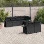 Set de comedor de jardín 7 pzas y cojines ratán sintético negro de , Conjuntos de jardín - Ref: Foro24-3252742, Precio: 552,3...