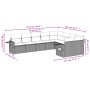 Set de sofás de jardín 9 pzas con cojines ratán sintético beige de , Conjuntos de jardín - Ref: Foro24-3252976, Precio: 625,4...