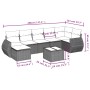 Set de sofás de jardín 8 pzas y cojines ratán sintético gris de , Conjuntos de jardín - Ref: Foro24-3254027, Precio: 513,09 €...