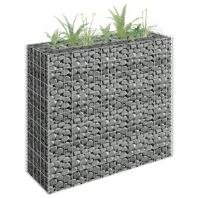 Arriate de gaviones de acero galvanizado 90x30x90 cm de vidaXL, Maceteros y jardineras - Ref: Foro24-145631, Precio: 62,79 €,...