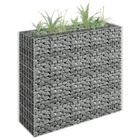 Arriate de gaviones de acero galvanizado 90x30x90 cm de vidaXL, Maceteros y jardineras - Ref: Foro24-145631, Precio: 61,12 €,...