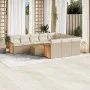 11-piece garden sofa set with beige synthetic rattan cushions by , Garden sets - Ref: Foro24-3228025, Price: 705,51 €, Discou...