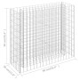 Arriate de gaviones de acero galvanizado 90x30x90 cm de vidaXL, Maceteros y jardineras - Ref: Foro24-145631, Precio: 62,79 €,...