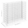 Arriate de gaviones de acero galvanizado 90x30x90 cm de vidaXL, Maceteros y jardineras - Ref: Foro24-145631, Precio: 61,12 €,...