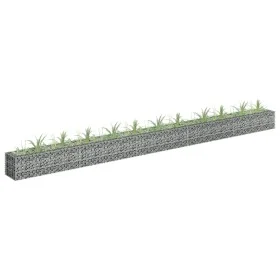 Arriate de gaviones de acero galvanizado 450x30x30 cm de vidaXL, Maceteros y jardineras - Ref: Foro24-145645, Precio: 85,40 €...
