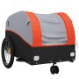 Remolque para bicicleta hierro negro y naranja 30 kg de , Remolques para bicicletas - Ref: Foro24-94138, Precio: 88,38 €, Des...