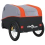 Remolque para bicicleta hierro negro y naranja 30 kg de , Remolques para bicicletas - Ref: Foro24-94138, Precio: 88,38 €, Des...