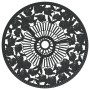 Mesa y sillas de bistró 3 piezas aluminio fundido negro de , Conjuntos de jardín - Ref: Foro24-317739, Precio: 190,45 €, Desc...