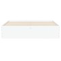 Estructura de cama madera de ingeniería blanco 150x200 cm de , Camas y somieres - Ref: Foro24-3207266, Precio: 163,58 €, Desc...
