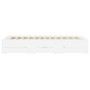 Estructura de cama madera de ingeniería blanco 150x200 cm de , Camas y somieres - Ref: Foro24-3207266, Precio: 163,58 €, Desc...