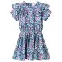 Vestido infantil de mangas con volantes azul cobalto 92 de , Vestidos de niños - Ref: Foro24-11549, Precio: 11,70 €, Descuent...