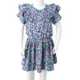 Vestido infantil de mangas con volantes azul cobalto 92 de , Vestidos de niños - Ref: Foro24-11549, Precio: 11,70 €, Descuent...