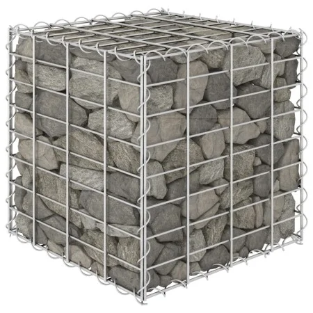 Arriate de gaviones cúbico alambre de acero 40x40x40 cm de vidaXL, Maceteros y jardineras - Ref: Foro24-145649, Precio: 24,54...