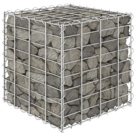 Arriate de gaviones cúbico alambre de acero 40x40x40 cm de vidaXL, Maceteros y jardineras - Ref: Foro24-145649, Precio: 27,16...
