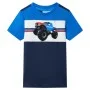 Camiseta infantil azul y azul marino 92 de , Camisetas para niños - Ref: Foro24-12529, Precio: 8,24 €, Descuento: %