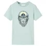 Camiseta infantil con rayas verde menta claro 92 de , Camisetas para niños - Ref: Foro24-12569, Precio: 8,19 €, Descuento: %