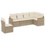 Juego de sofás jardín con cojines 6 pzas ratán sintético beige de , Conjuntos de jardín - Ref: Foro24-3258418, Precio: 437,52...