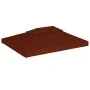Toldo de cenador 2 niveles terracota 310 g/m² 4x3 m de vidaXL, Cubiertas para carpas y cenadores - Ref: Foro24-46618, Precio:...