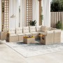 Juego de sofás jardín con cojines beige 10 pzas ratán sintético de , Conjuntos de jardín - Ref: Foro24-3259552, Precio: 728,7...