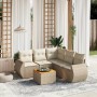 Juego de sofás jardín con cojines 6 pzas ratán sintético beige de , Conjuntos de jardín - Ref: Foro24-3225001, Precio: 423,37...