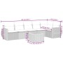 Set sofás de jardín 7 piezas y cojines ratán sintético beige de , Conjuntos de jardín - Ref: Foro24-3225015, Precio: 481,48 €...