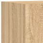 Muebles TV pared con LED 5 pzas madera ingeniería roble Sonoma en Muebles TV | Comprar online en Foru.es
