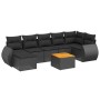 Set de sofás de jardín 8 piezas y cojines ratán sintético negro de , Conjuntos de jardín - Ref: Foro24-3225110, Precio: 492,0...