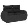 Set de sofás de jardín 8 piezas y cojines ratán sintético negro de , Conjuntos de jardín - Ref: Foro24-3225138, Precio: 551,6...