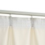 Cortinas opacas con ganchos 2 pzas terciopelo crema 140x245 cm de vidaXL, Cortinas y visillos - Ref: Foro24-134518, Precio: 4...