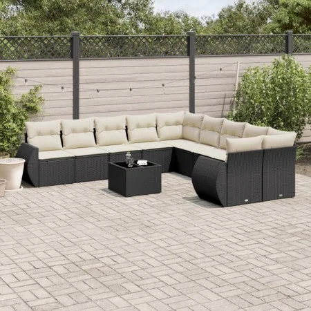 11-piece garden sofa set and black synthetic rattan cushions by , Modular outdoor sofas - Ref: Foro24-3221915, Price: 678,42 ...