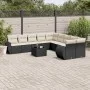 11-piece garden sofa set and black synthetic rattan cushions by , Modular outdoor sofas - Ref: Foro24-3221915, Price: 678,42 ...