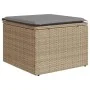 Garden sofa set with cushions 6 pieces beige synthetic rattan by , Modular outdoor sofas - Ref: Foro24-3222498, Price: 366,92...