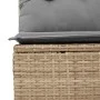 Garden sofa set with cushions 6 pieces beige synthetic rattan by , Modular outdoor sofas - Ref: Foro24-3222498, Price: 366,92...