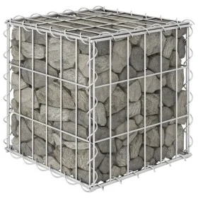 Arriate de gaviones cúbico alambre de acero 30x30x30 cm de vidaXL, Maceteros y jardineras - Ref: Foro24-145648, Precio: 20,03...