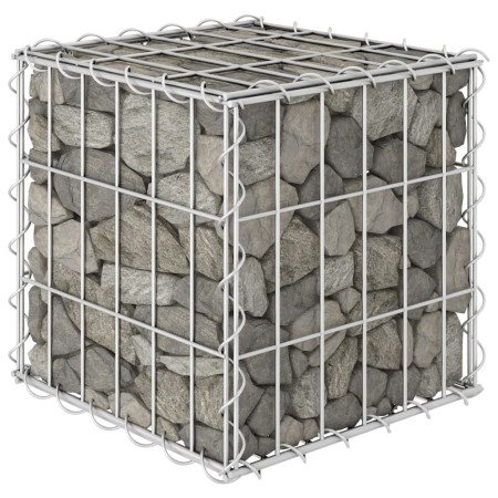 Arriate de gaviones cúbico alambre de acero 30x30x30 cm de vidaXL, Maceteros y jardineras - Ref: Foro24-145648, Precio: 18,92...