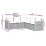 Set de muebles de jardín 5 pzas y cojines ratán sintético negro de , Conjuntos de jardín - Ref: Foro24-3259199, Precio: 398,0...