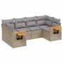 Juego de sofás jardín con cojines 6 pzas ratán sintético beige de , Conjuntos de jardín - Ref: Foro24-3259504, Precio: 446,24...