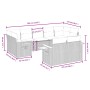 Set de muebles de jardín 9 pzas y cojines ratán sintético gris de , Conjuntos de jardín - Ref: Foro24-3259533, Precio: 584,02...