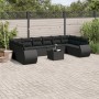 Set de sofás de jardín 11 pzas y cojines ratán sintético negro de , Conjuntos de jardín - Ref: Foro24-3254212, Precio: 733,21...