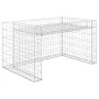 Cobertizo de cortacésped con arriate alambre acero 110x80x60 cm de vidaXL, Fundas para cortadoras de césped - Ref: Foro24-145...