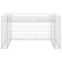 Cobertizo de cortacésped con arriate alambre acero 110x80x60 cm de vidaXL, Fundas para cortadoras de césped - Ref: Foro24-145...
