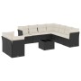Set de sofás de jardín 10 pzas cojines ratán sintético negro de , Conjuntos de jardín - Ref: Foro24-3217846, Precio: 560,97 €...