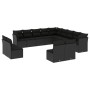 Set de sofás de jardín y cojines 13 pzas ratán sintético negro de , Conjuntos de jardín - Ref: Foro24-3218485, Precio: 782,35...