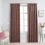 Cortinas opacas ganchos 2 pzas terciopelo rosa viejo 140x225 cm de vidaXL, Cortinas y visillos - Ref: Foro24-134525, Precio: ...