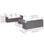 Set sofás de jardín 7 piezas y cojines ratán sintético beige de , Conjuntos de jardín - Ref: Foro24-3227473, Precio: 430,61 €...