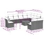 Set de sofás de jardín 11 pzas y cojines ratán sintético negro de , Conjuntos de jardín - Ref: Foro24-3227756, Precio: 656,27...