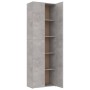 Armario de oficina de contrachapado gris hormigón 60x32x190 cm de vidaXL, Armarios archivadores - Ref: Foro24-800301, Precio:...