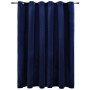 Cortina opaca y anillas metal terciopelo azul oscuro 290x245 cm de vidaXL, Cortinas y visillos - Ref: Foro24-134531, Precio: ...