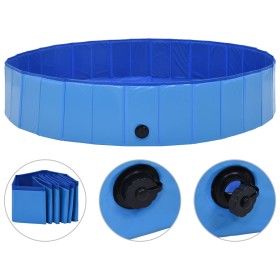 Piscina para perros plegable PVC azul 160x30 cm de vidaXL, Productos para perros - Ref: Foro24-170827, Precio: 61,21 €, Descu...