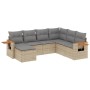 Set sofás de jardín 7 piezas y cojines ratán sintético beige de , Conjuntos de jardín - Ref: Foro24-3227046, Precio: 437,87 €...